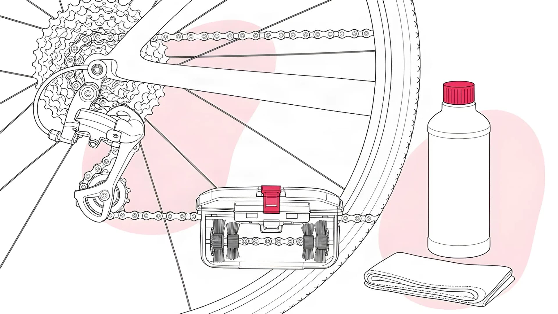 How to clean a bike chain and remove rust from it