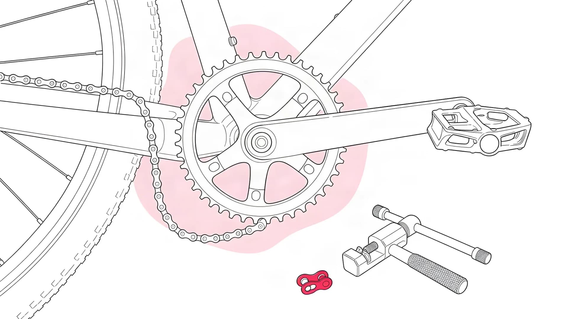 How to fix a bike chain: put it back on, remove it or replace it