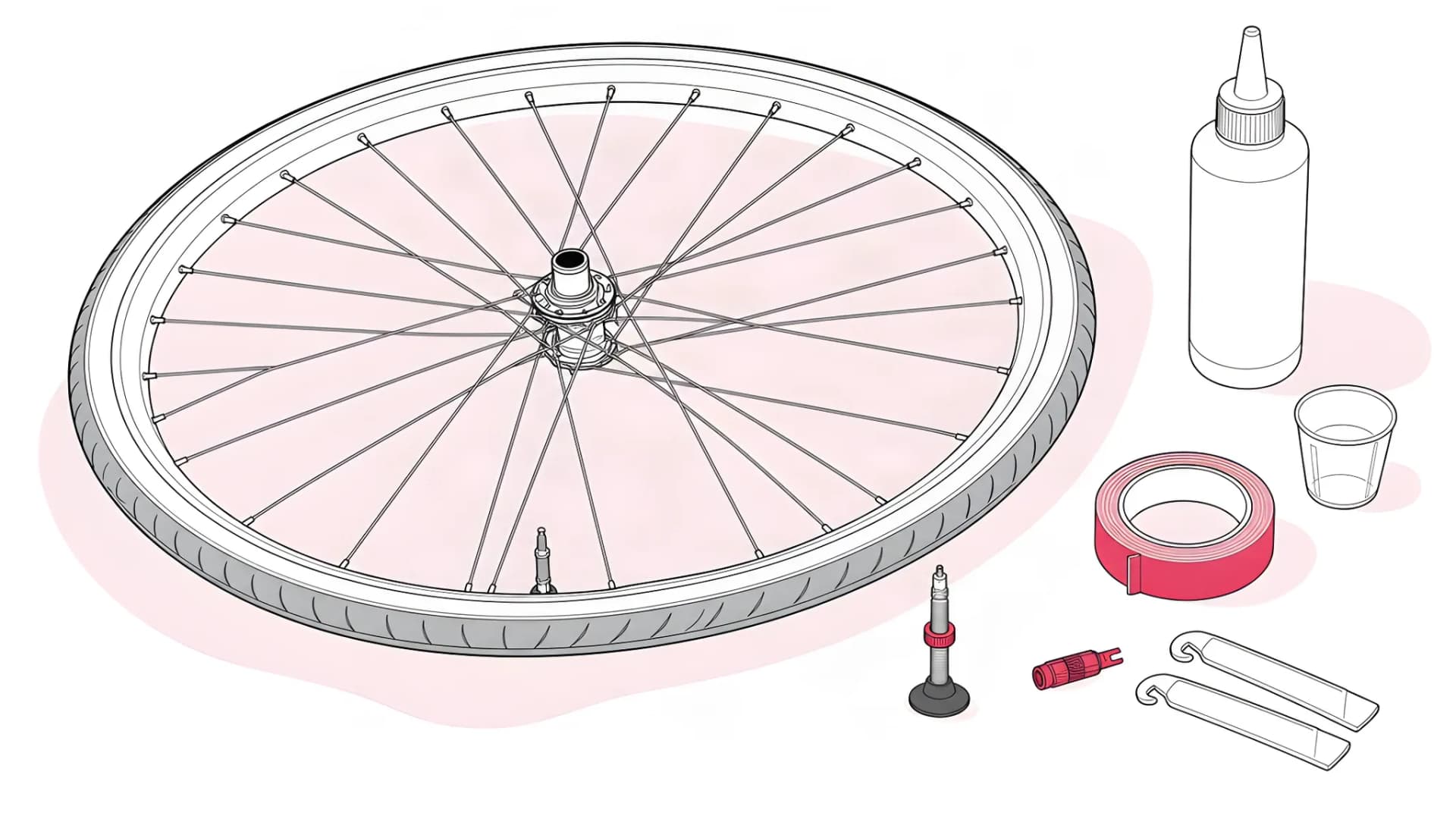 How to fit tubeless tyres and convert from inner tubes