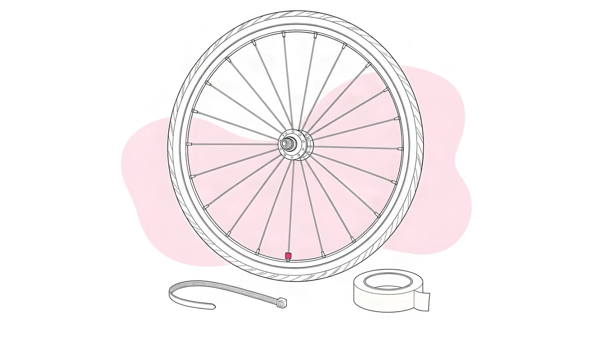 How to true a bike wheel and fix a small buckle